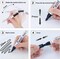 Black Paint Pen Permanent Marker Waterproof -4 Black paint markers,paint marker for Metal,Rocks,Wood,Plastic,Tire,Glass,Fabric,label,Medium Tip,Oil Based Markers Pens Permanent